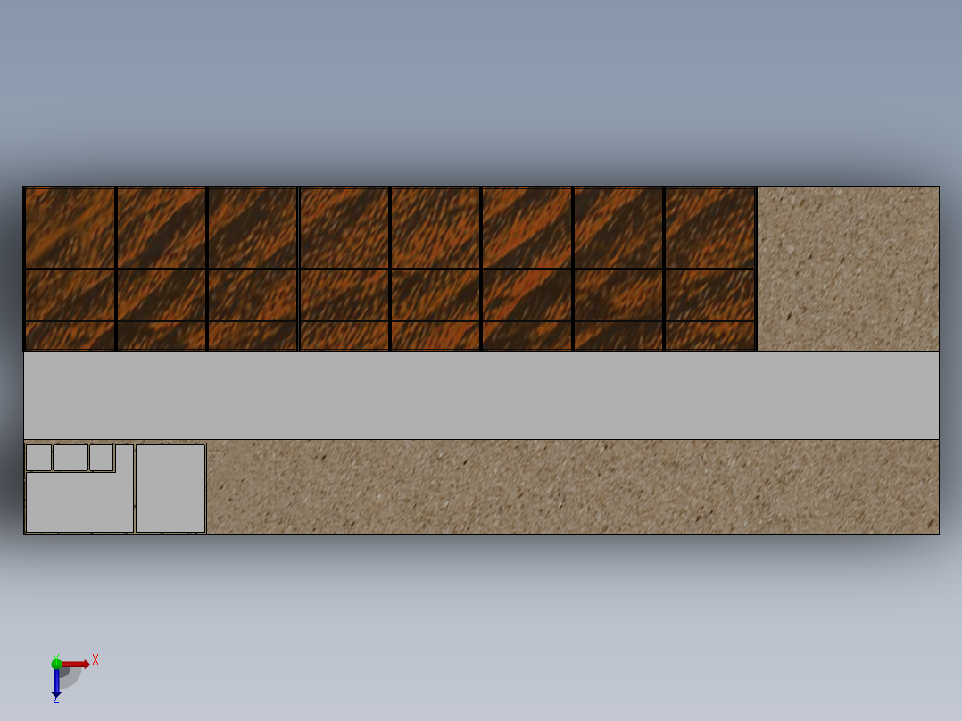 温室蔬菜俯视图