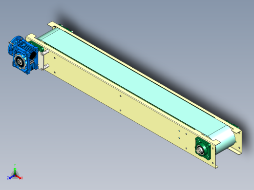 检测输送线正等轴测缩略图