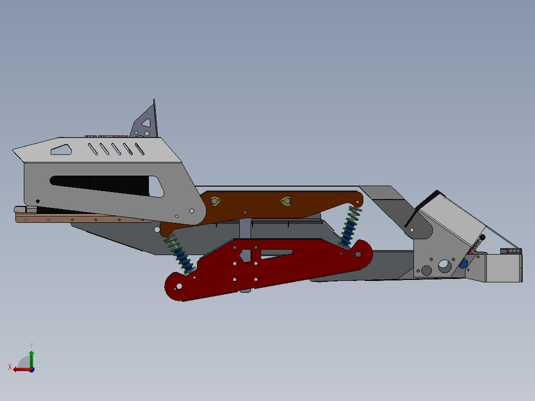 A3003929-履带车带机械臂后视图