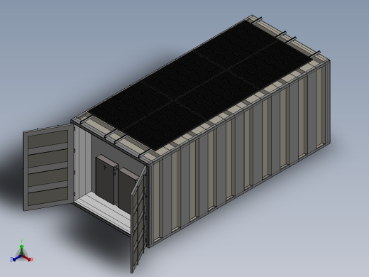 A0003694-SCIF 太阳能设计与20英尺集装箱