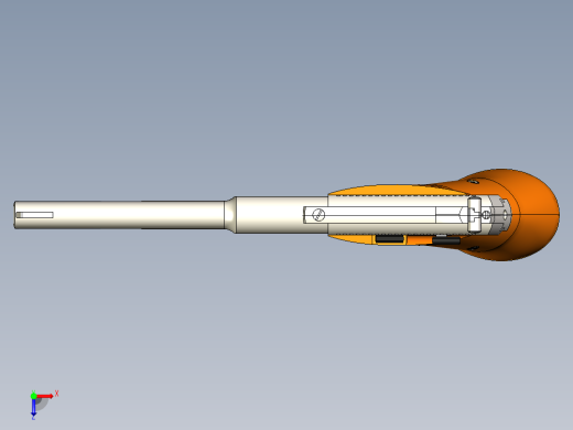手枪左轮冲锋枪老式狙击步枪设计3D图纸Browning Challenger 22lr  Mk1 pistol STP IGS俯视缩略图