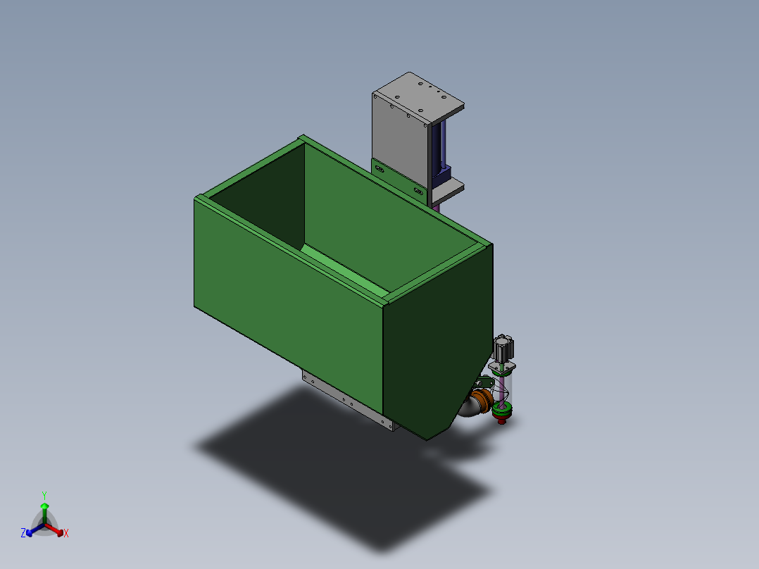 灌装头机构  SW18正等轴测图