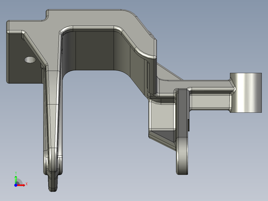 110403-00623 01 BRACKET,ALTERNATORIDLE PULLEY Released P Linrui Chen前视图