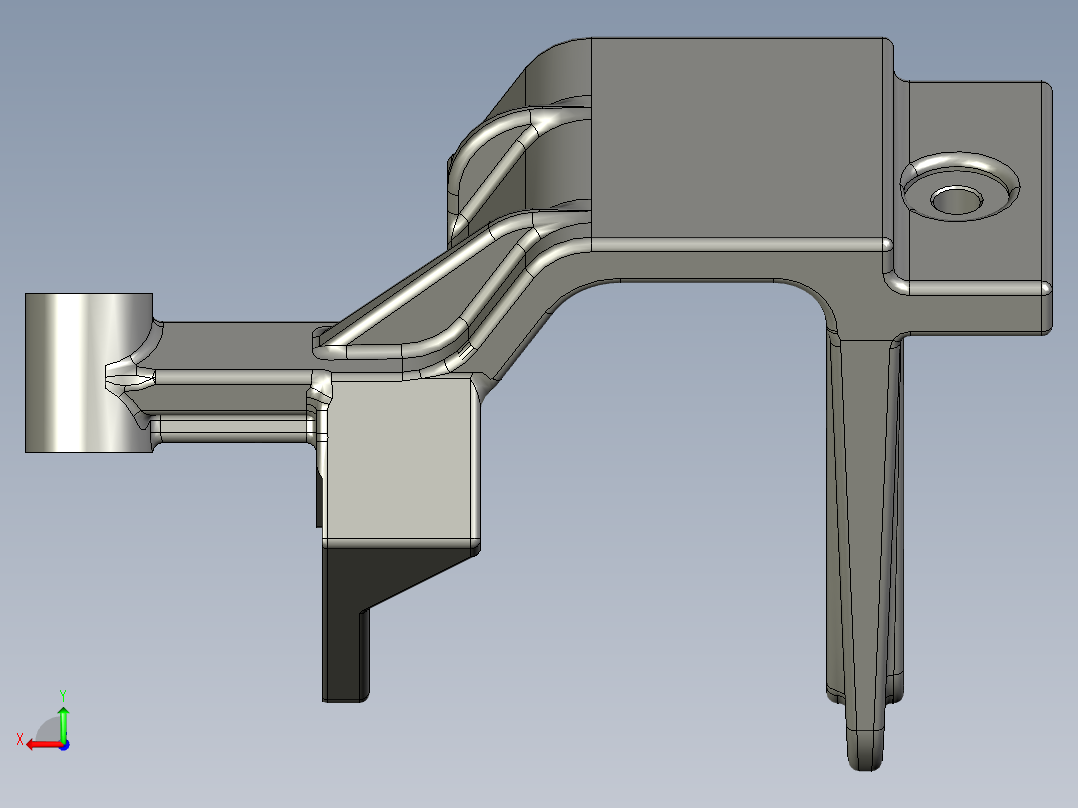 110403-00623 01 BRACKET,ALTERNATORIDLE PULLEY Released P Linrui Chen后视图