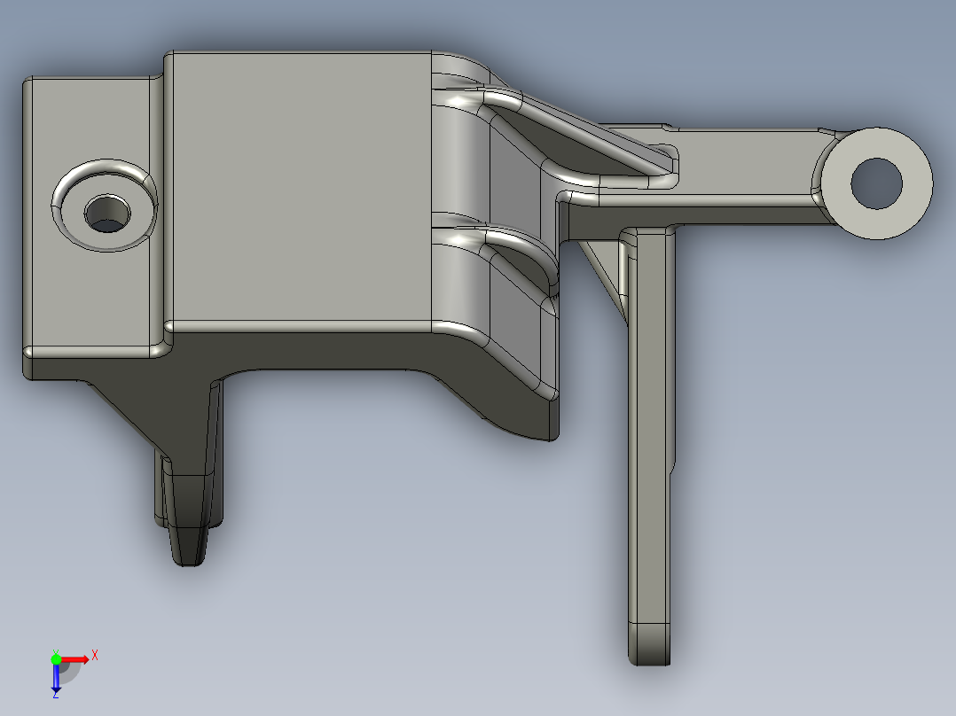 110403-00623 01 BRACKET,ALTERNATORIDLE PULLEY Released P Linrui Chen俯视图