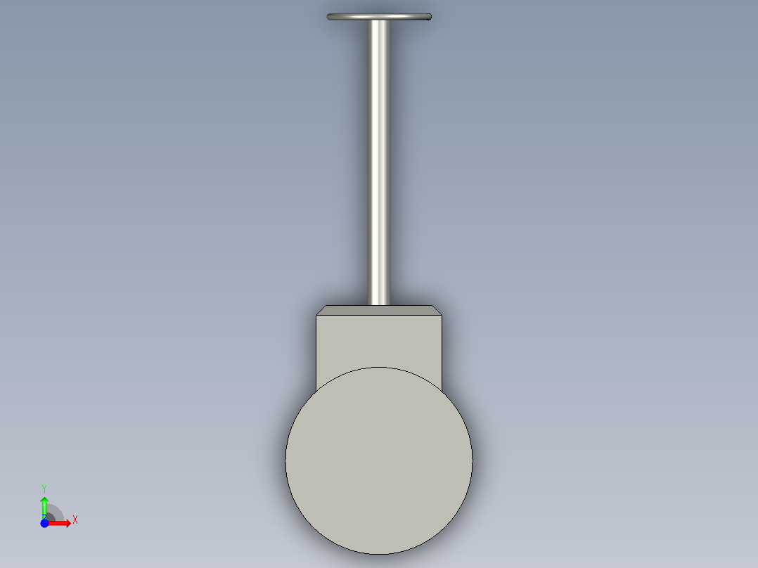 ASG-0024DN150闸阀BCD-as前视图