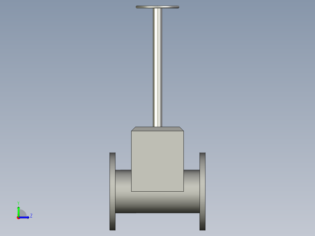 ASG-0024DN150闸阀BCD-as左视图