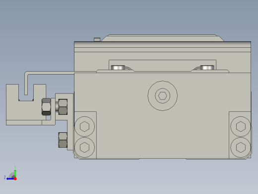 as单轴驱动模组Y轴LXM3010_A2_AM10_3_2_R_600右视缩略图