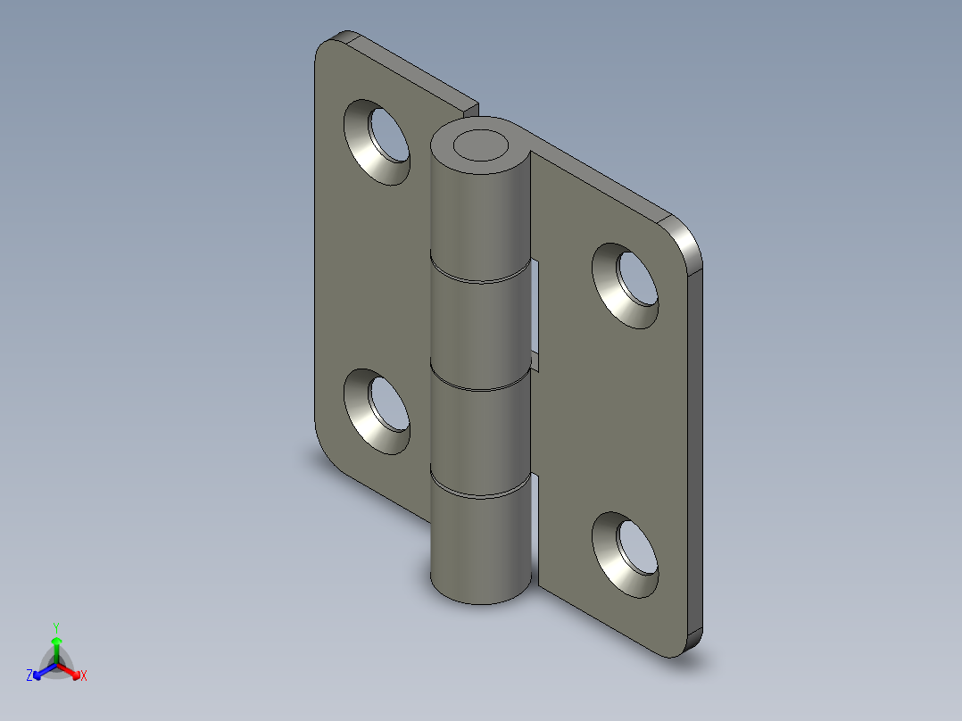 不锈钢蝶形铰链SHHPSD-2MISUMI主视图