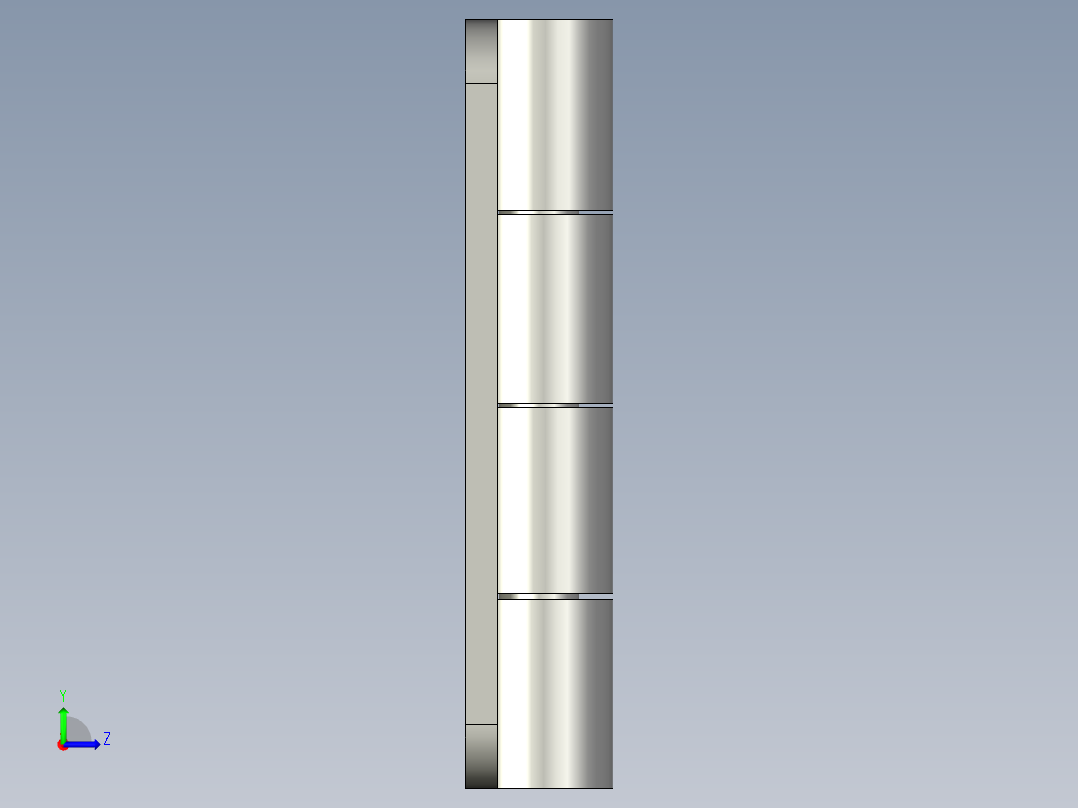 不锈钢蝶形铰链SHHPSD-2MISUMI左视图