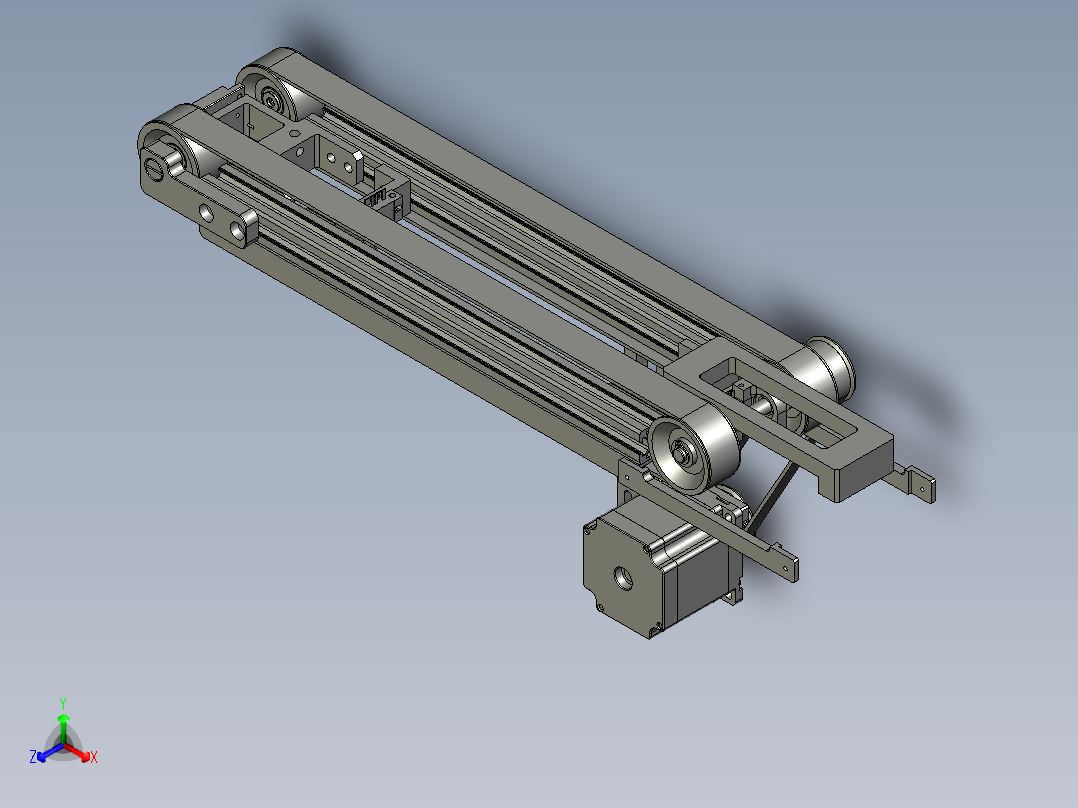 F01AE00021-D85000入盒皮带线1主视图
