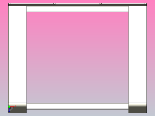 金属电脑架-金属笔记本电脑架i-16俯视缩略图
