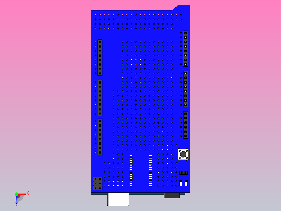 传感器芯片俯视图