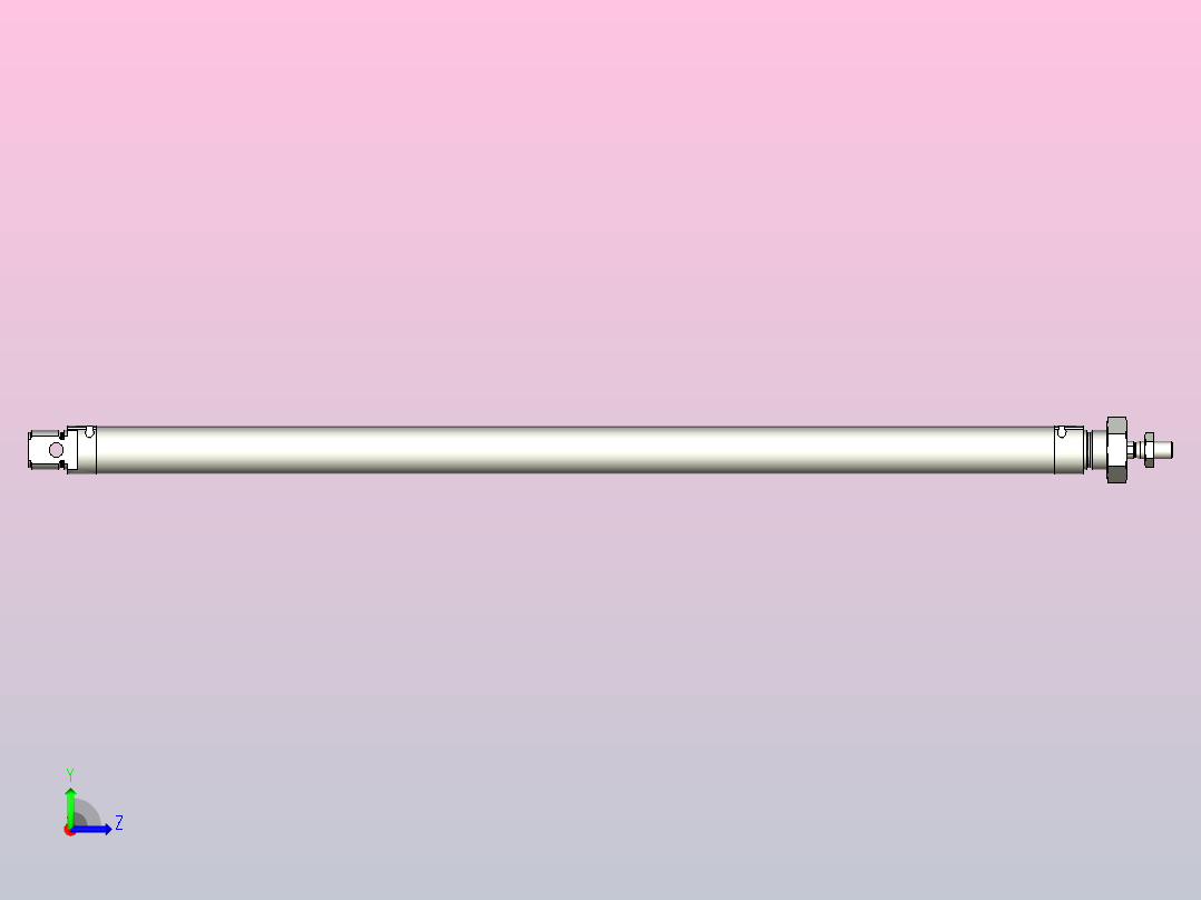 FESTO气缸DSNU-25-500-PPV-A---_0_左视图