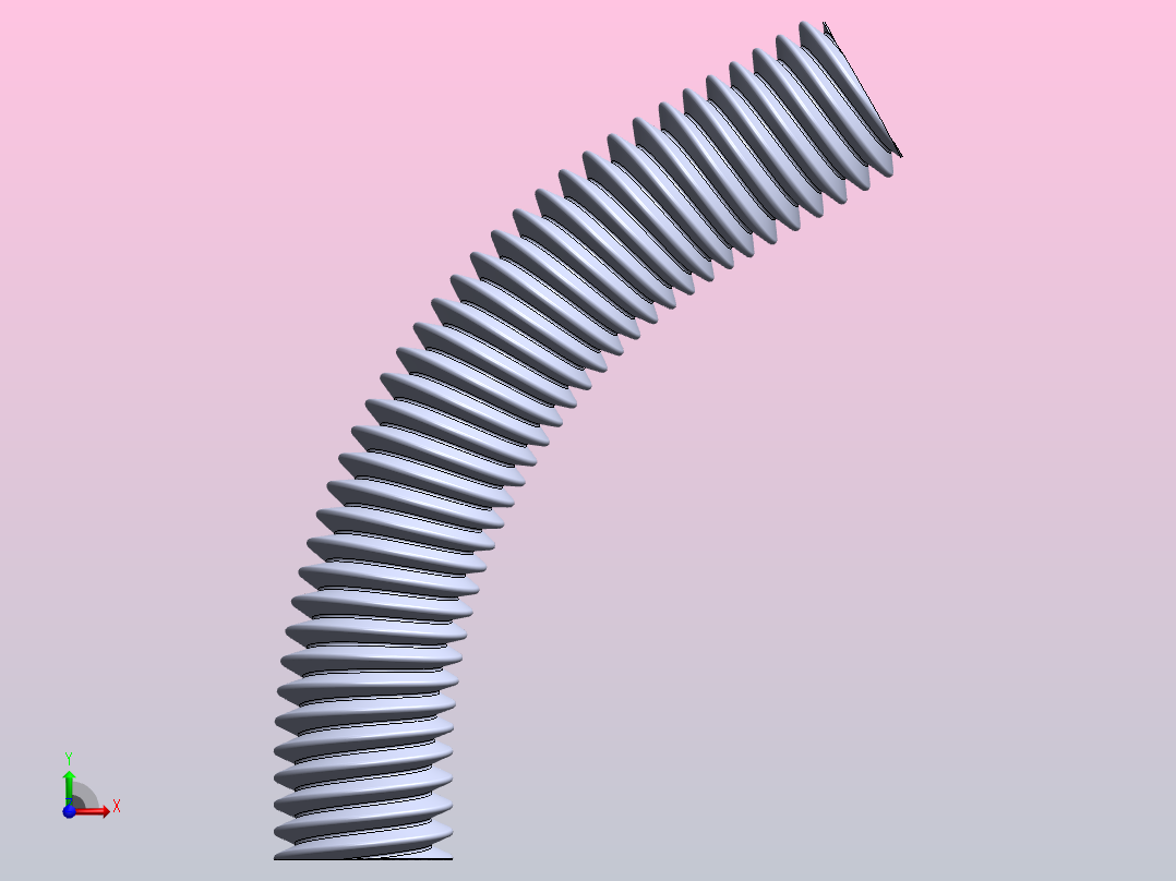 波纹管(施工变量)前视图