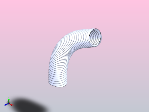 波纹管(施工变量)正等轴测缩略图