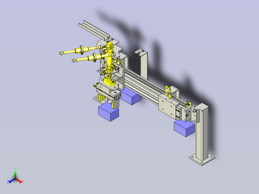 一款装载机机构3D图模型