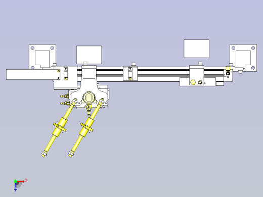 一款装载机机构3D图模型俯视缩略图