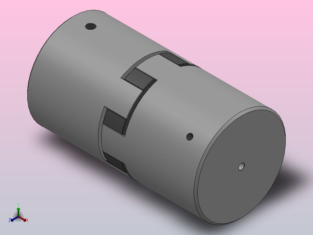 星形弹性联轴器_WF-42-St-98SH-A-1b-φ6-1b-φ6主视图