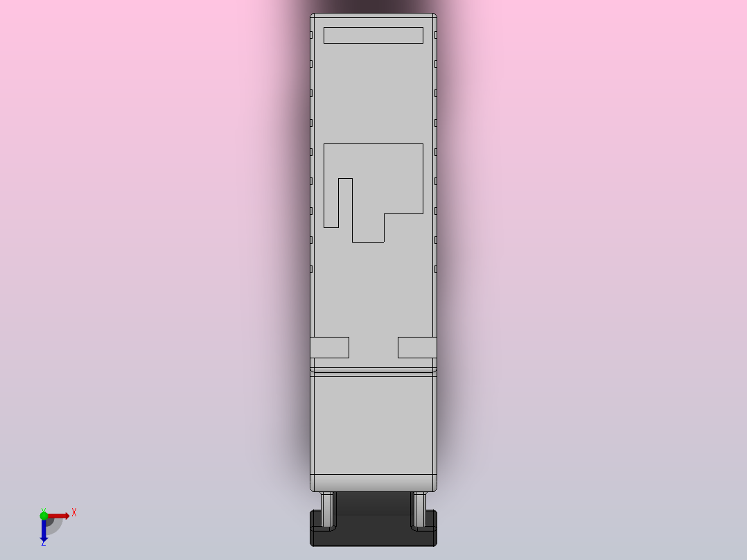 BK63N 型微型断路器[BK63N-1P]俯视图