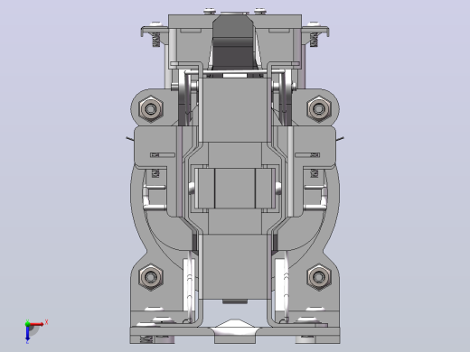 时间继电器3D设计俯视缩略图
