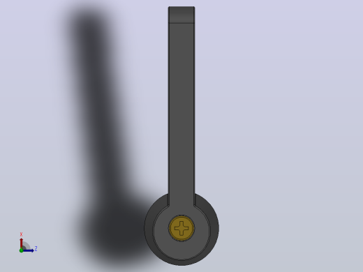 HY8310-12-2-B-5、6可调位紧定手柄[HY8310.12-2＼BM6×50×20]俯视缩略图