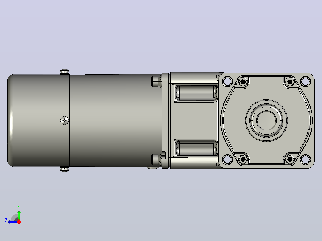 交流减速机5RK40GU-CM(5GU3RC-180RC)新右视图
