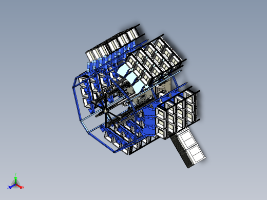 Round-type圆形多位旋转分拣输送机3D数模图纸+x_t格式正等轴测缩略图