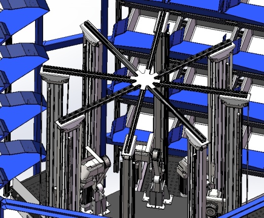Round-type圆形多位旋转分拣输送机3D数模图纸+x_t格式缩略图
