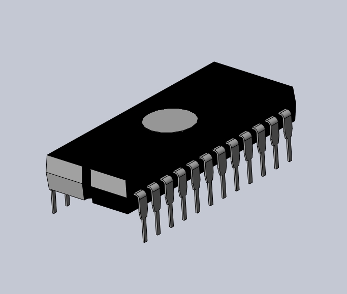 电子器件DIP 24 IC with 0_280in Window