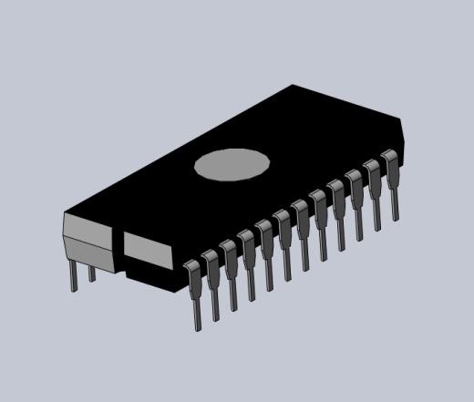 电子器件DIP 24 IC with 0_280in Window缩略图