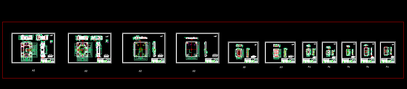 手机壳注塑模三维UG+二维CAD
