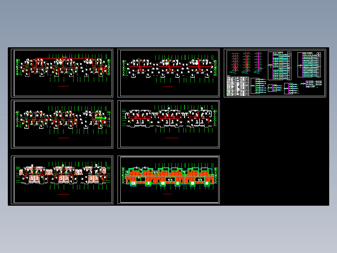 六层住宅楼电气施工图