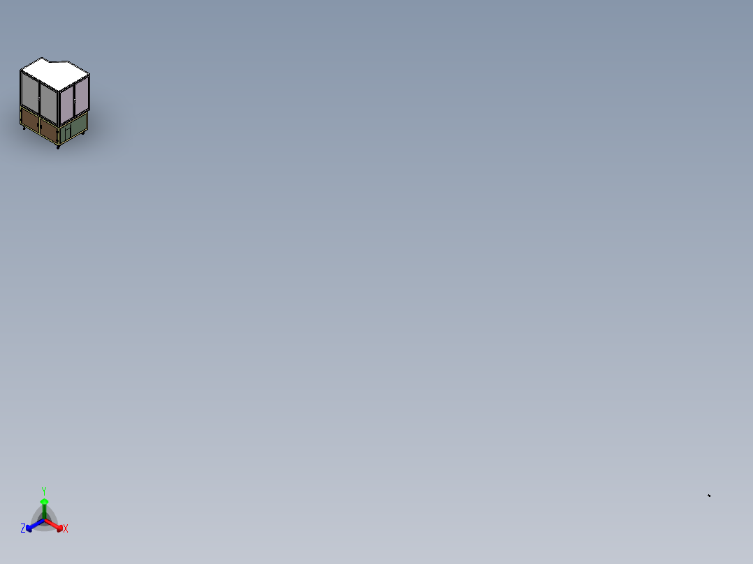 电子烟产品自动组装机sw16可编辑正等轴测图