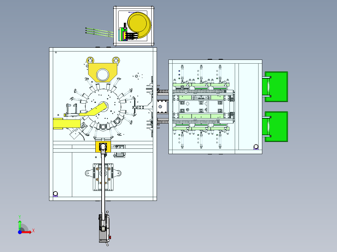 给袋式真空包装机UG10前视图