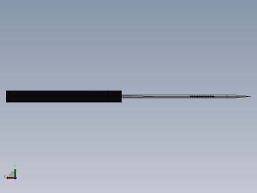 solidworks 匕首3D模型后视缩略图