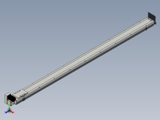 Toyo东佑达直线模组-ECB14-2400-LU正等轴测缩略图