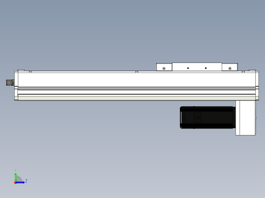 Toyo东佑达直线模组-ECH17-350-BM-400W+煞車左视缩略图
