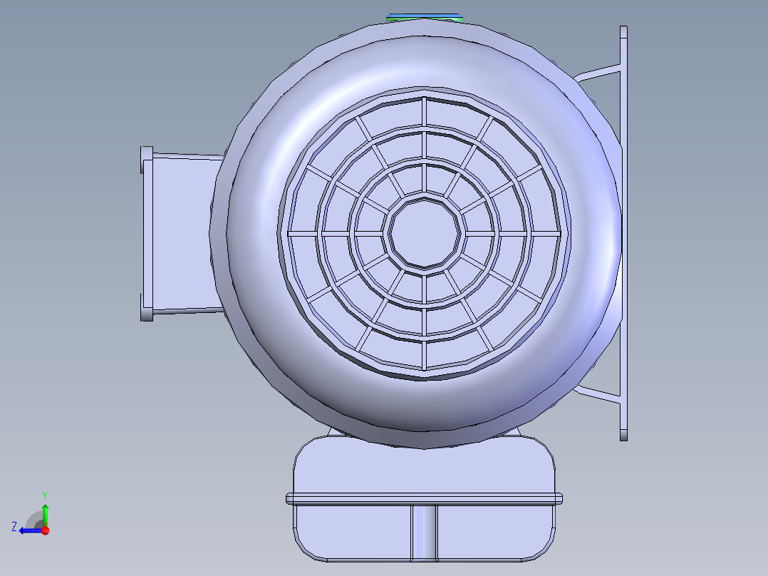 SPG系列管道屏蔽泵右视图