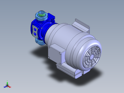 SPG系列管道屏蔽泵正等轴测缩略图