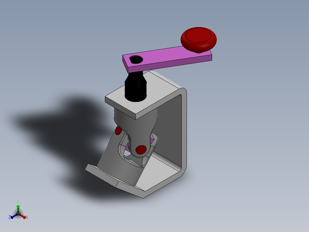 万向节正等轴测图