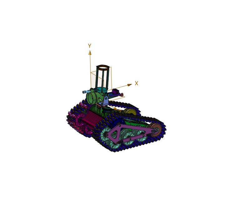 发射乒乓球的遥控坦克车