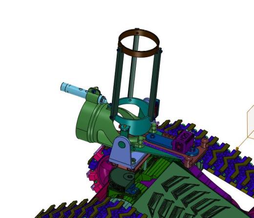 发射乒乓球的遥控坦克车缩略图