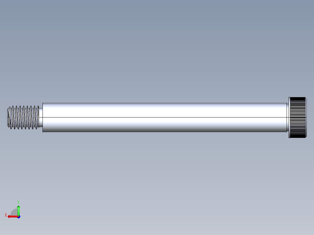 内六角螺螺栓-SB 0.500-13 x5.25后视图