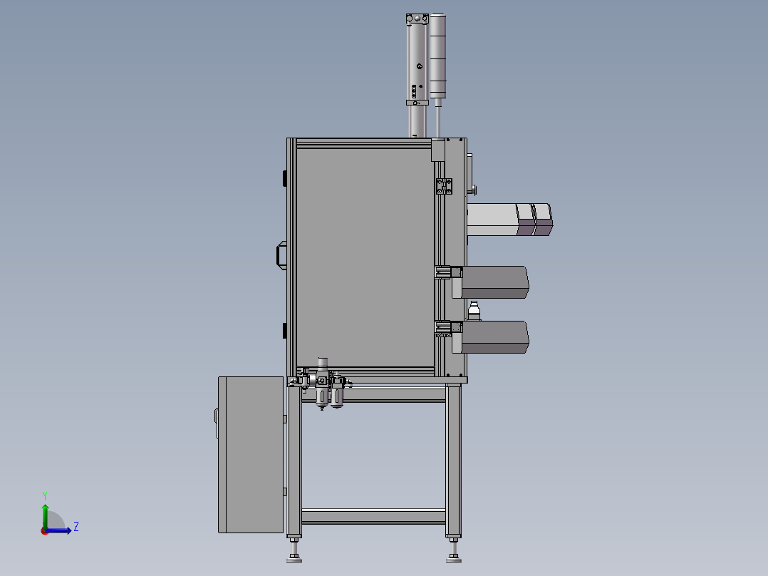点火器组装机、自动化非标设备左视图