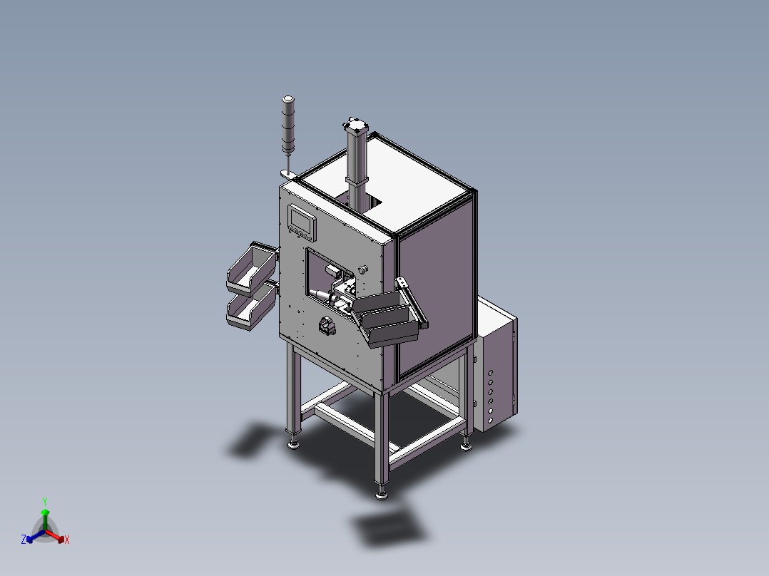 点火器组装机、自动化非标设备正等轴测图