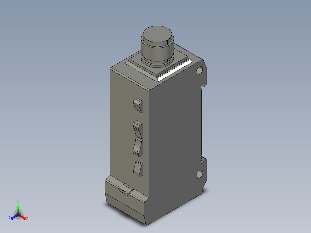 基恩士PX-10C(P)_kc图纸模型主视图