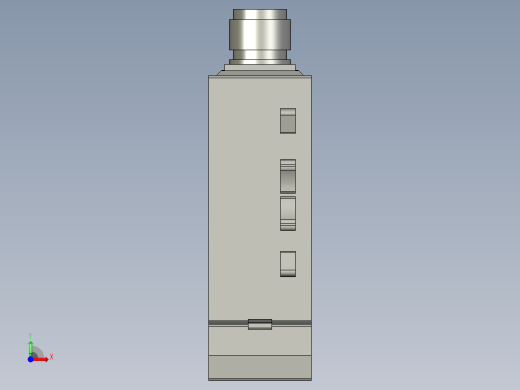 基恩士PX-10C(P)_kc图纸模型前视缩略图