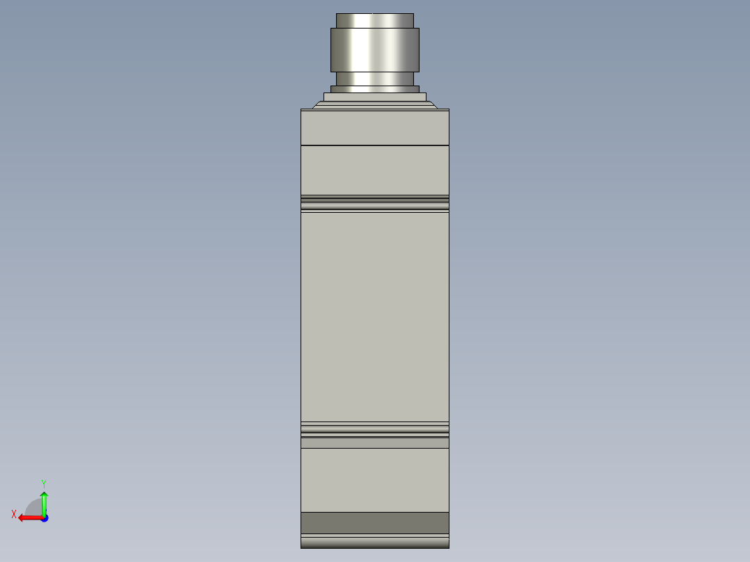 基恩士PX-10C(P)_kc图纸模型后视图
