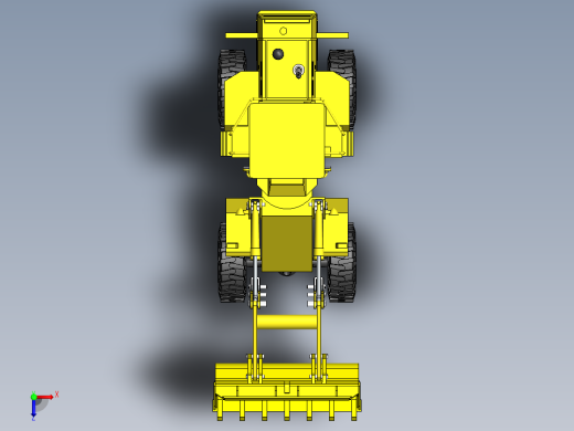 轮式装载机俯视缩略图